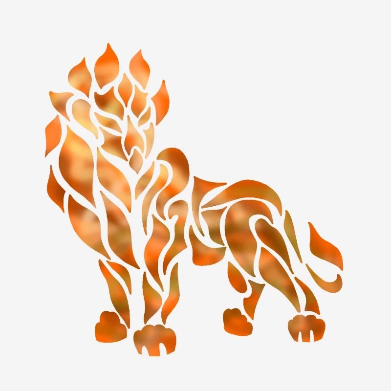 Löwe des Feuers