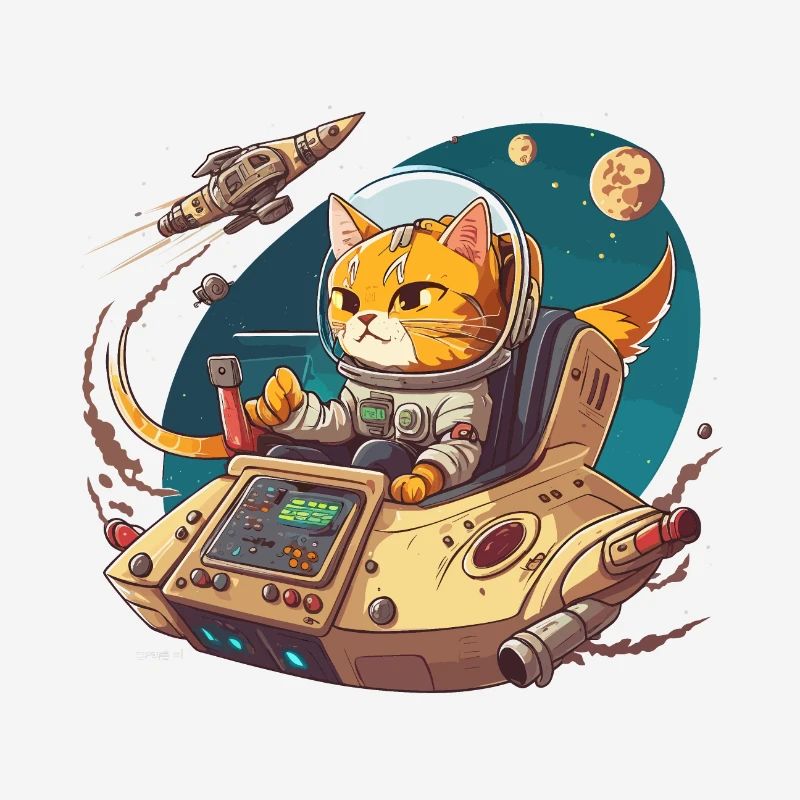Capitaine de chat de l’espace