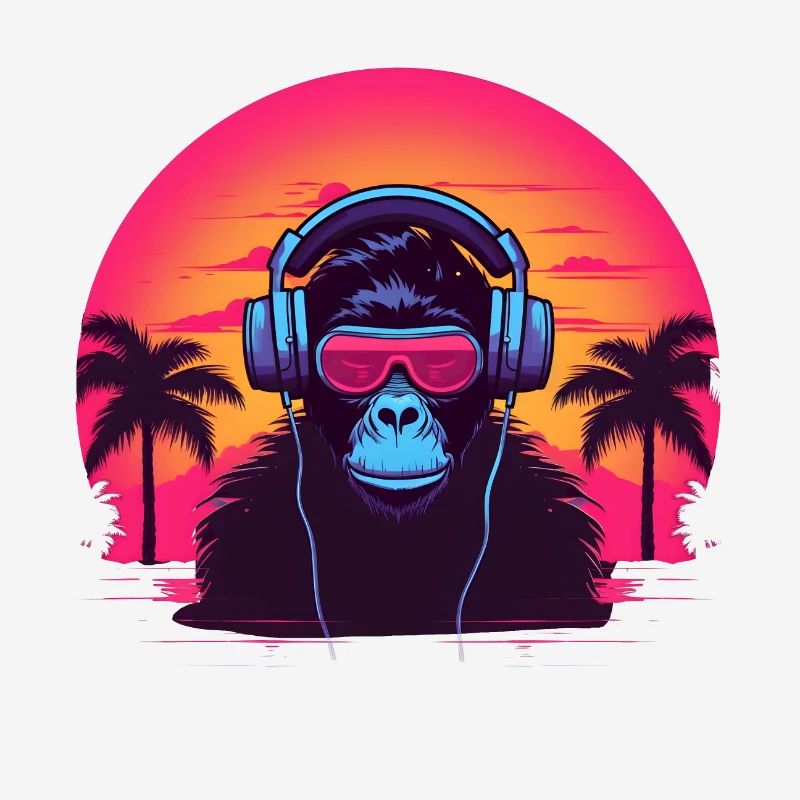 Synthwave DJ Ape