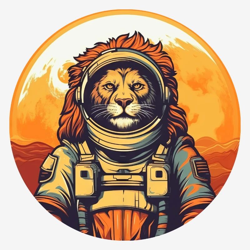 Lion dans l’espace