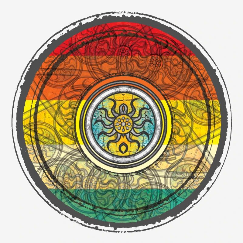 Kaleidoscopic Sun Pattern Context