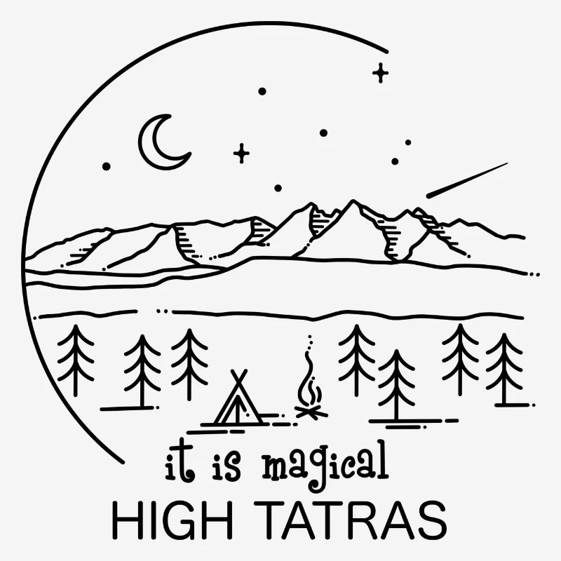 High High Tatras Hiking Souvenir Keepsake