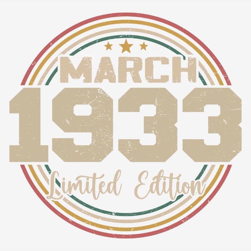 Awesome seit März 1933 Geburtstag 1933 Geschenk