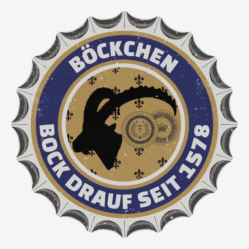 BOCK DRAUF BIERDECKEL