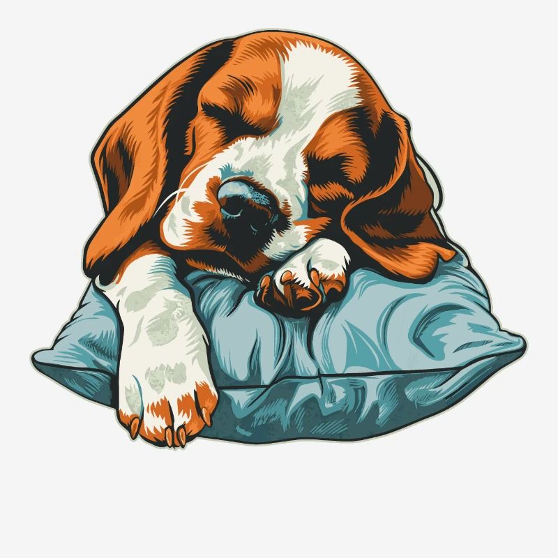 Schlafender Beagle