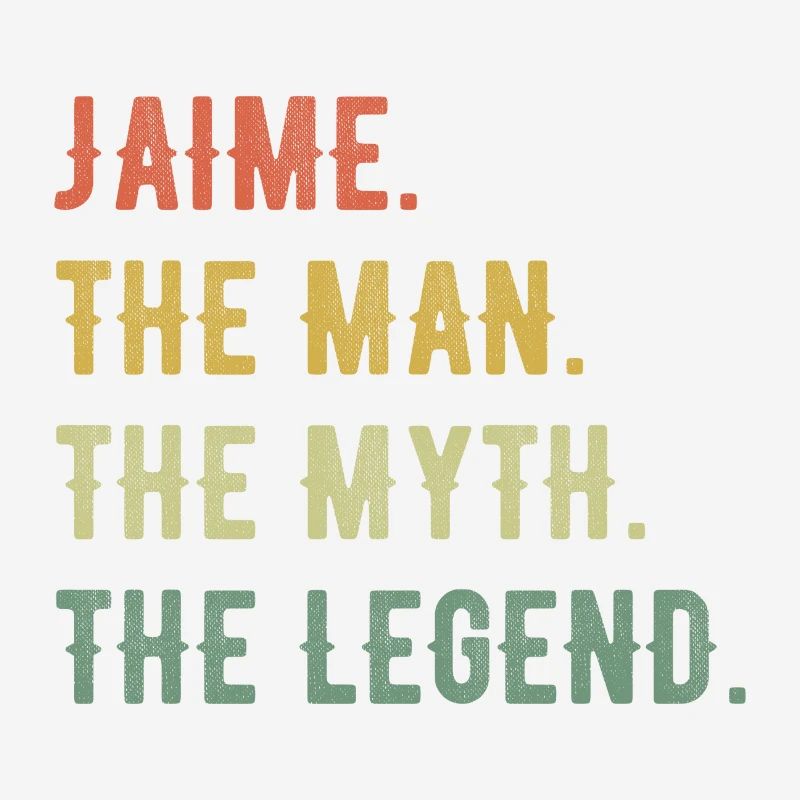 James Jaime First Name Short Form Man Myth Legend