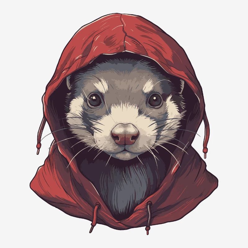 Furet cool avec capuche