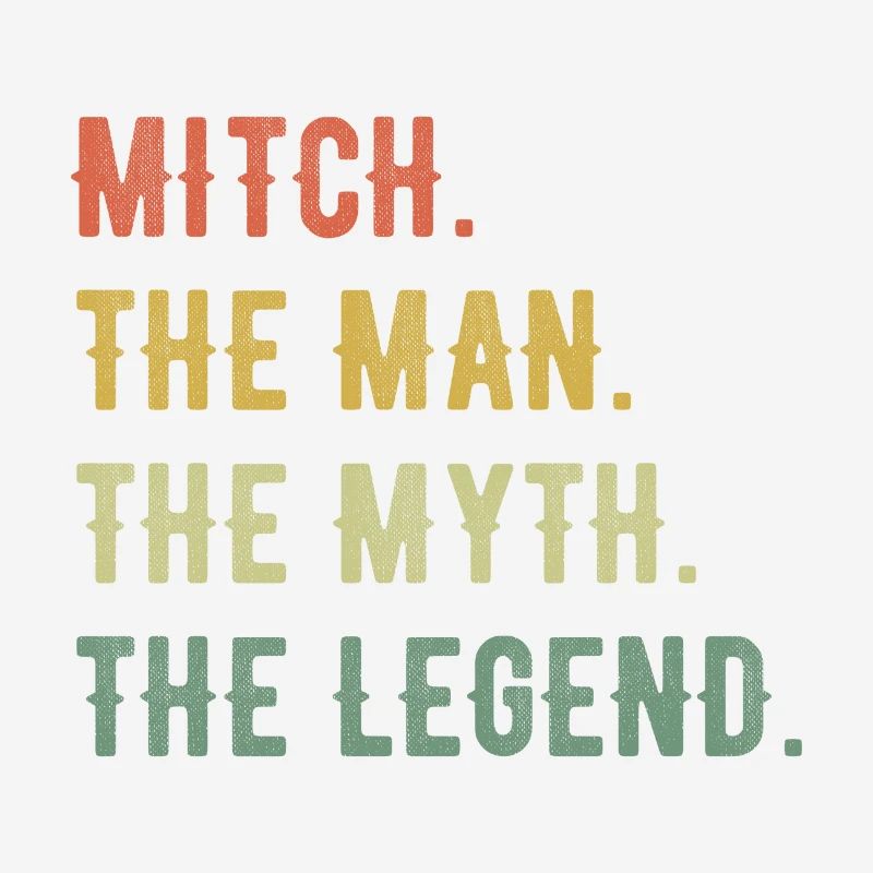 Michael Mitch First Name Short Form Man Myth Legend