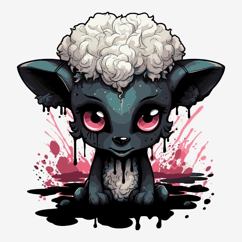 Mouton gothique mignon