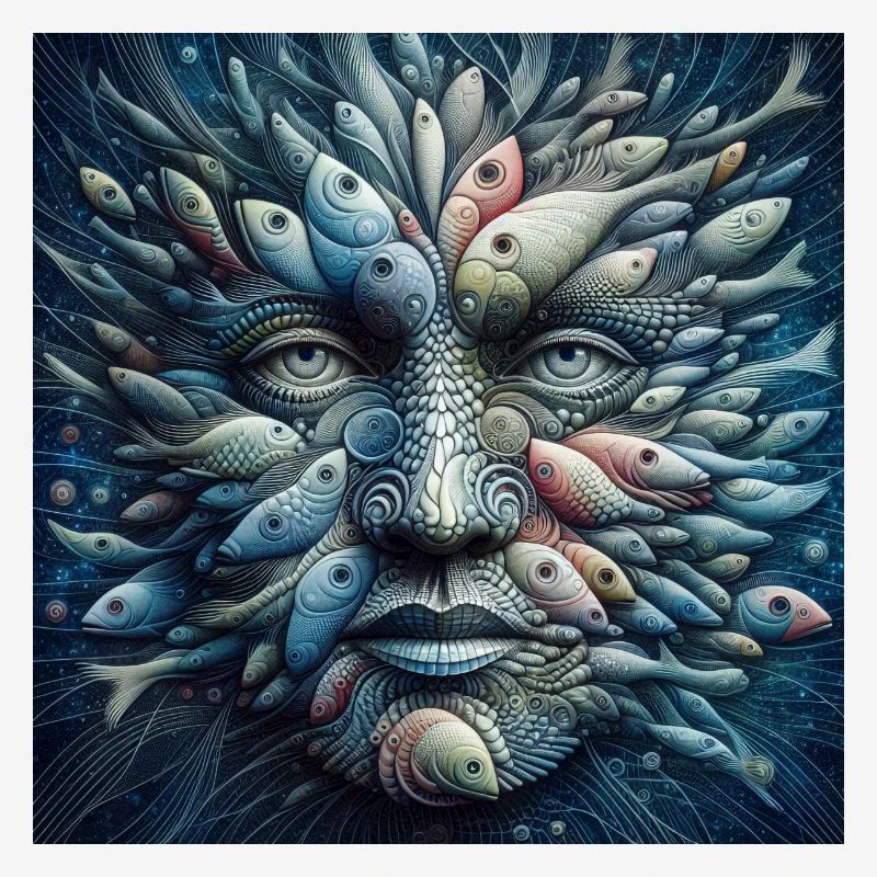 Visage de poisson