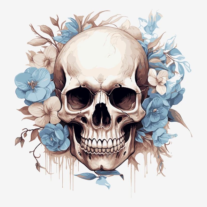 Crâne de fleur