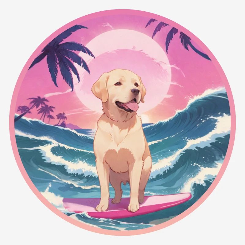 Labrador Retriever Surfer 🐾 2