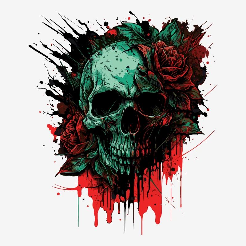 Crâne de fleur