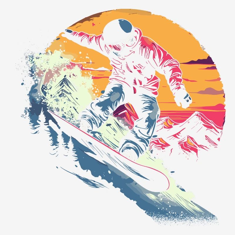 Snowboarder à l’ancienne