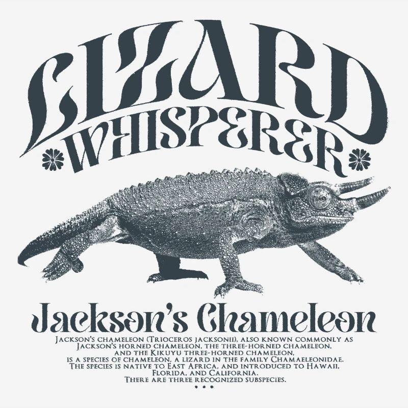 Jackson's Chamäleon Echsenflüsterer