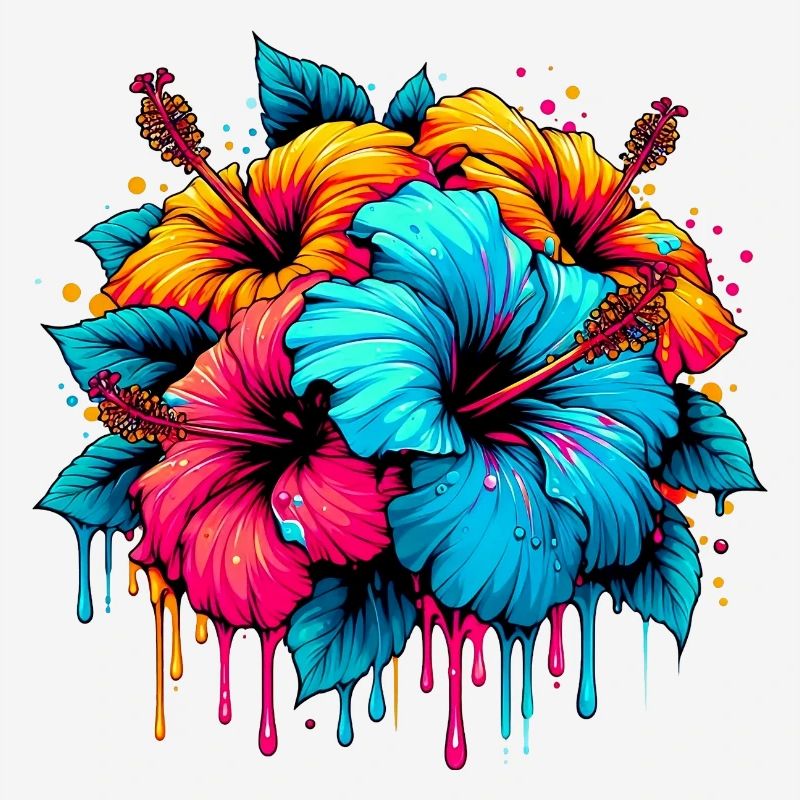 Fleurs d’hibiscus