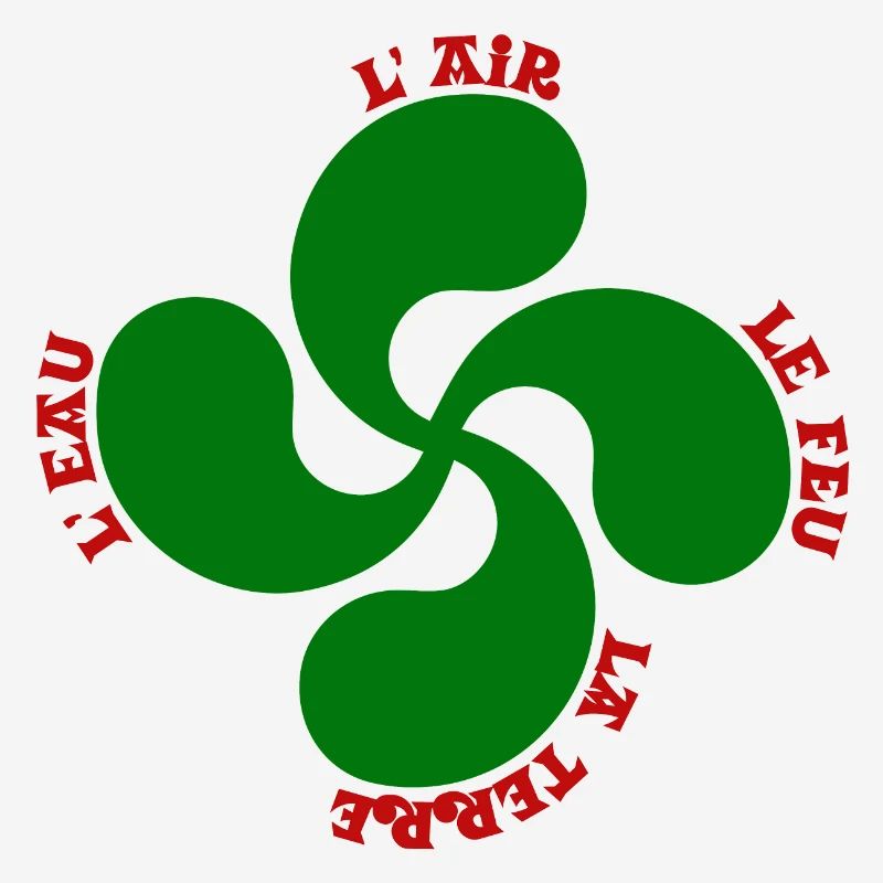 Lauburu verte - croix basque et signification