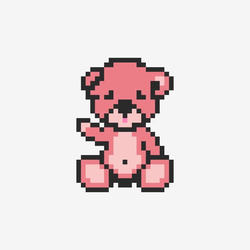 Pixel Bear Candy