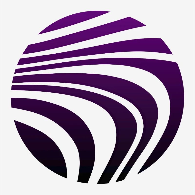 Psychedelic Pattern Violet Gradient