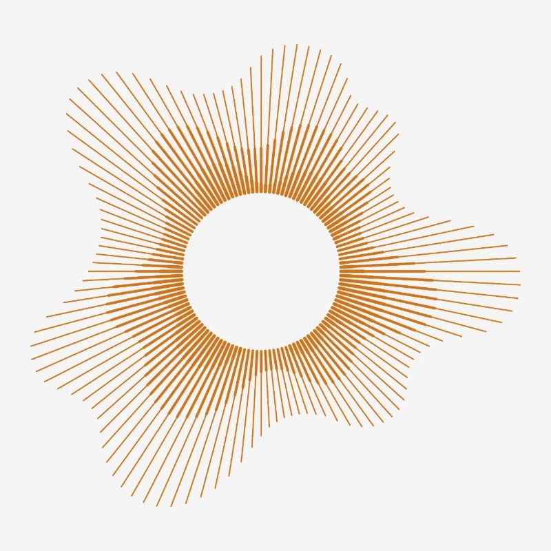 Solar Eclipse Geometric Design