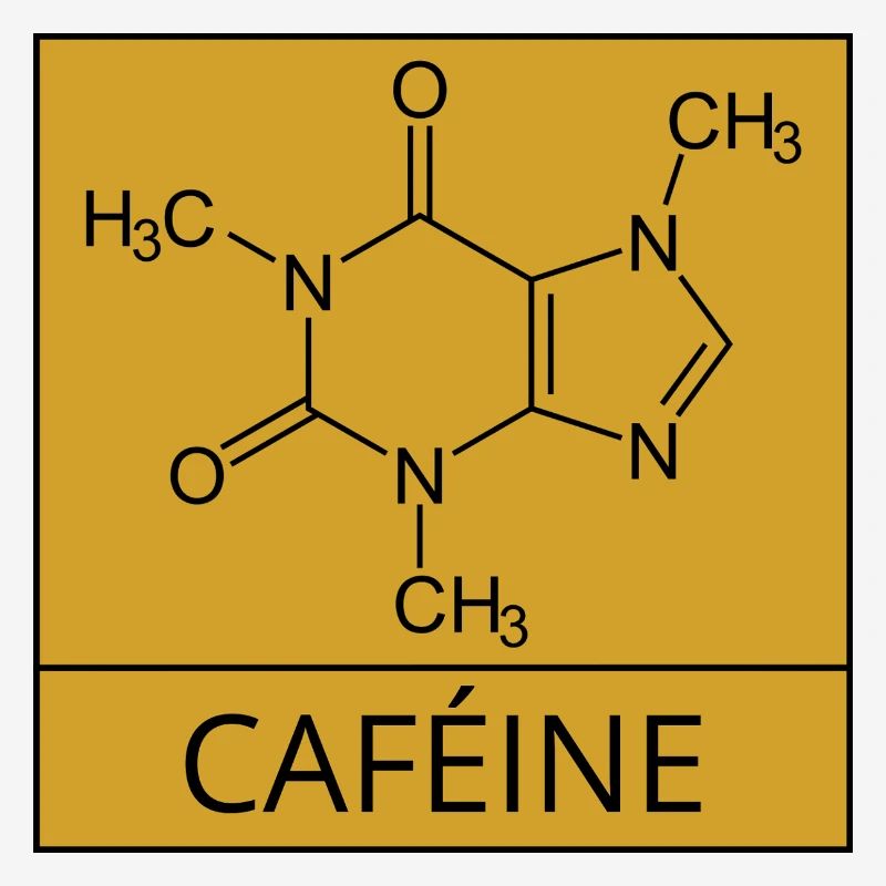 molécule de caféine