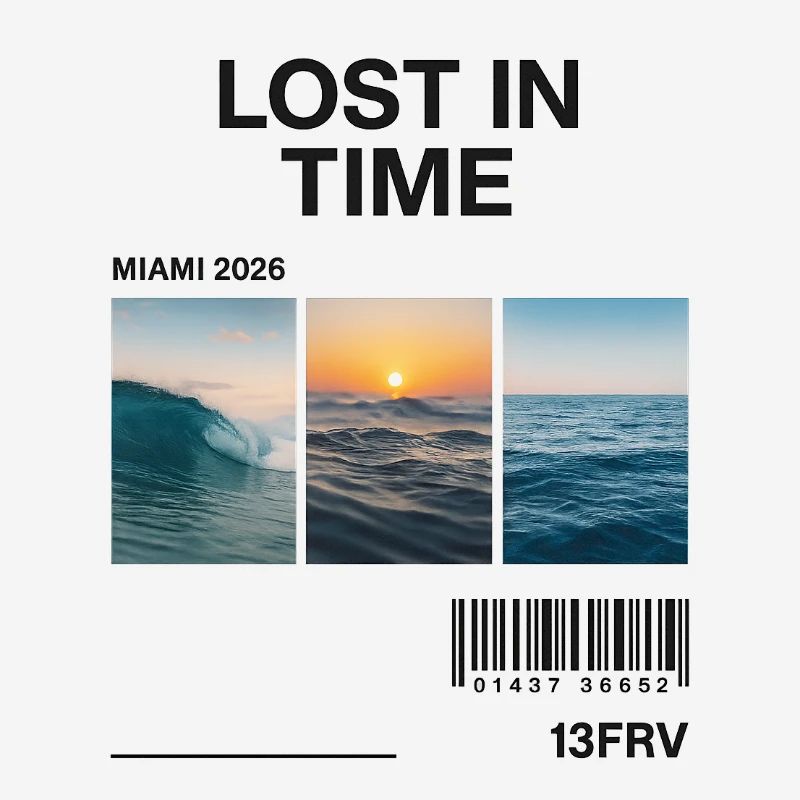 Verlorene Zeit: Miami Waves Triptychon