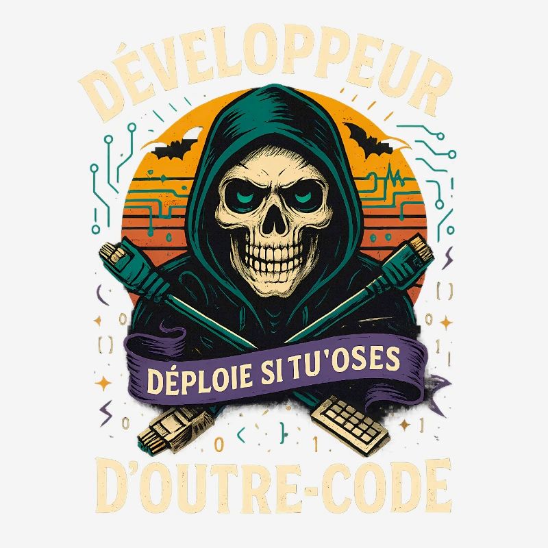 Web Developer - Halloween Skull