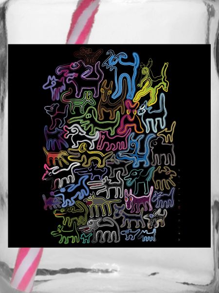 Bunte Hunde