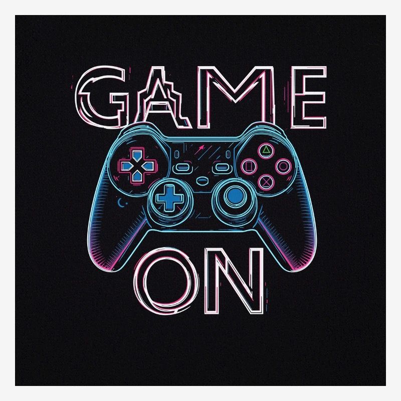 Neon Gaming Controller Design