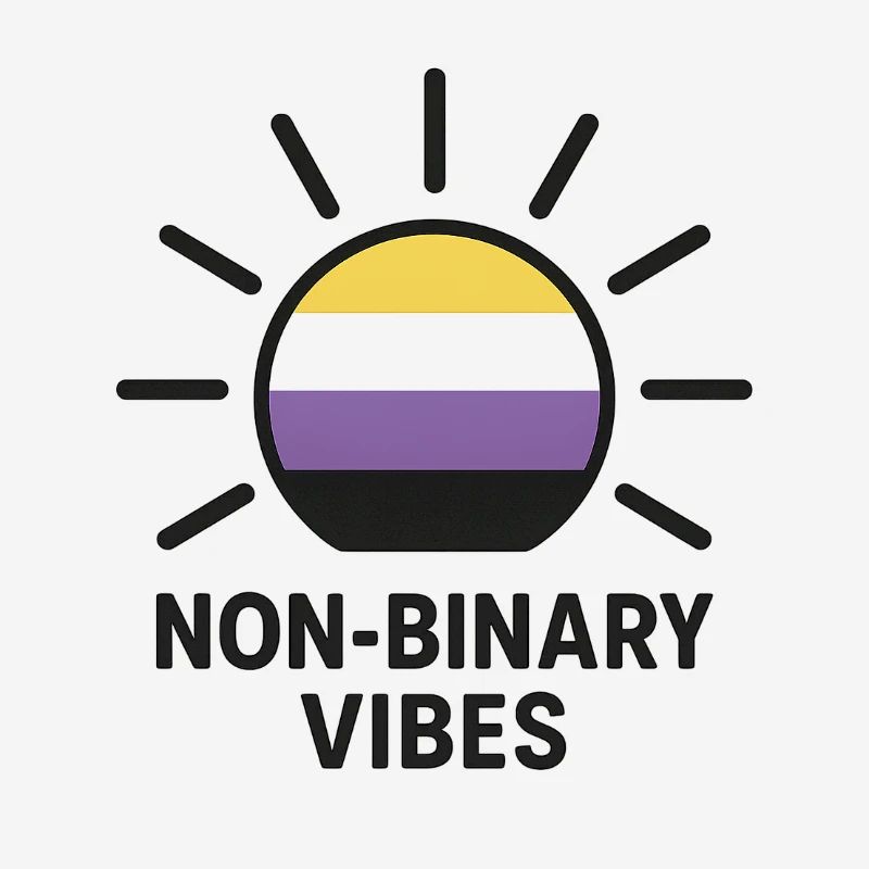 Non-Binary Vibes Sonnenlogo