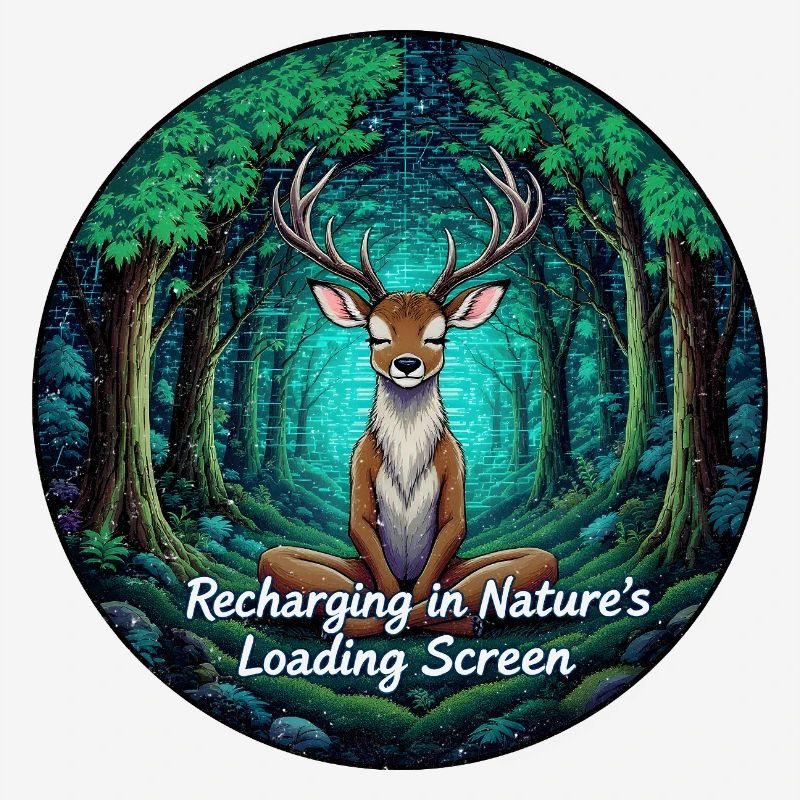 Mystic Forest Deer with Loading Screen