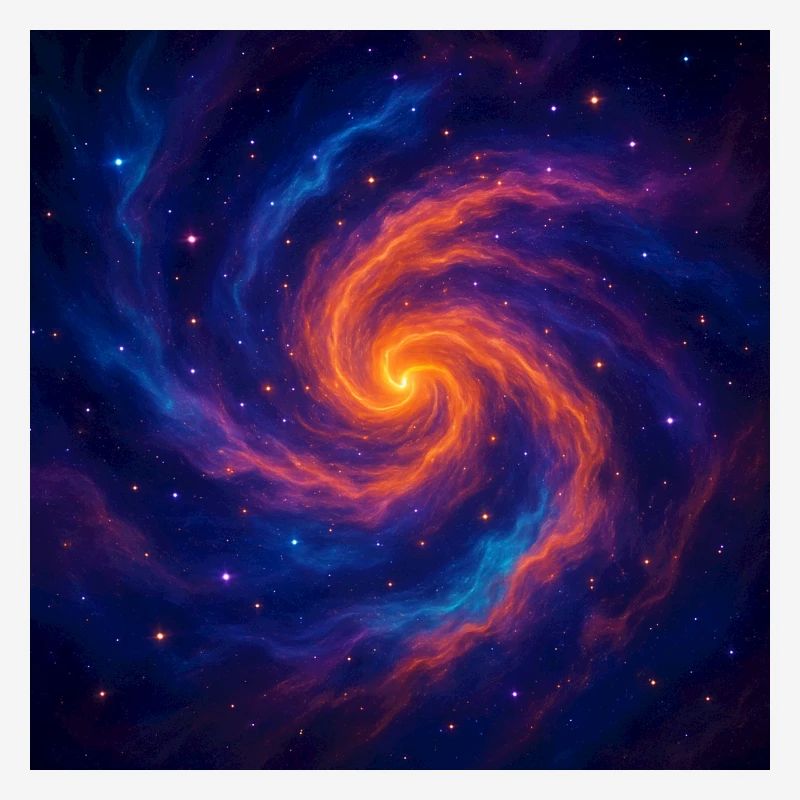 Galactic vortex in space