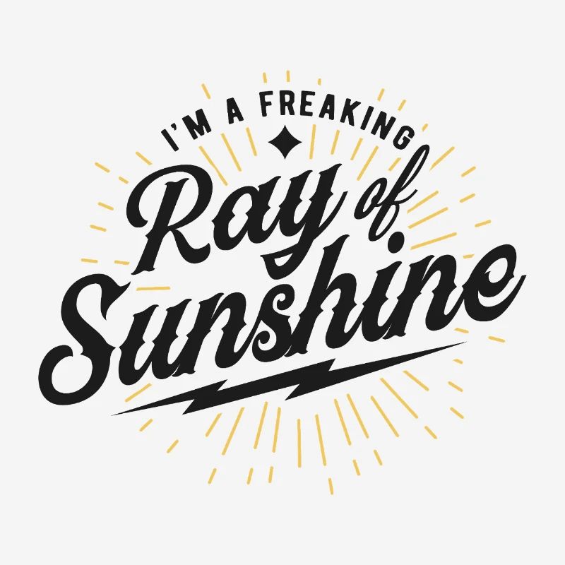 Conception de rayon de soleil effrayant
