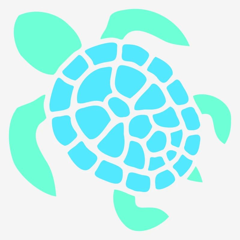 Turtle Logo Turtle Shell Pattern Icon