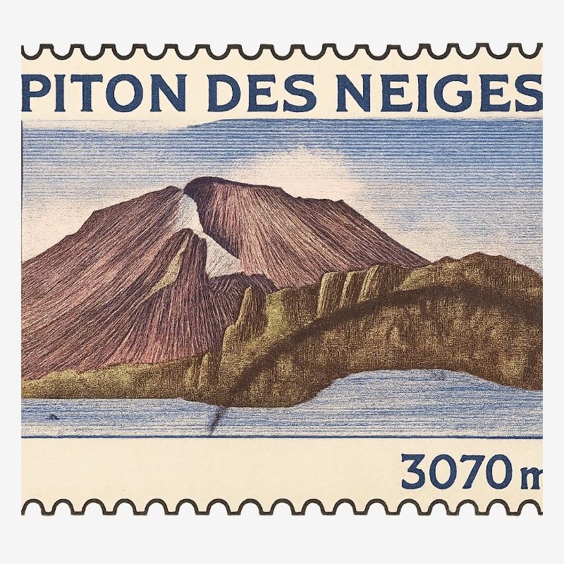 Timbre Piton des Neiges