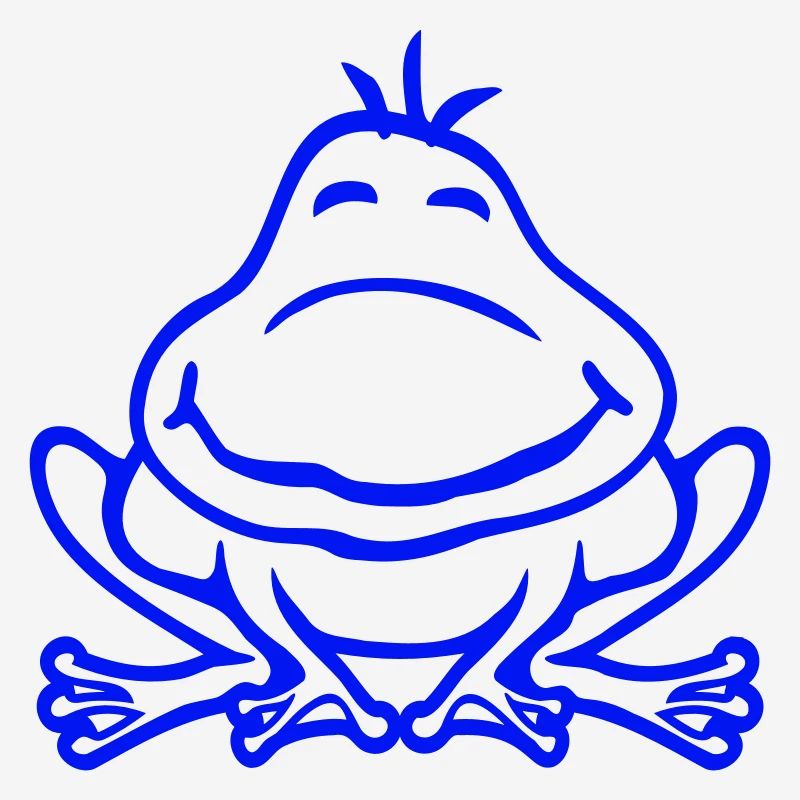 Frog Toad Smiles Funny Comic Happy Cute