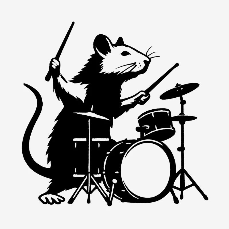 Drum rat in the spotlight