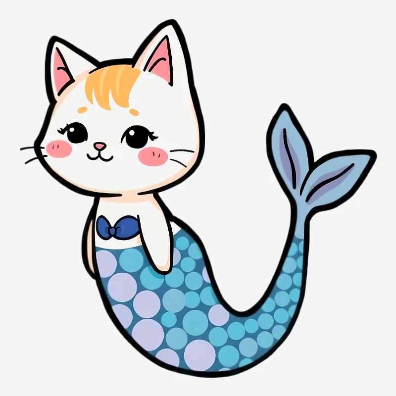 Chat comme sirène