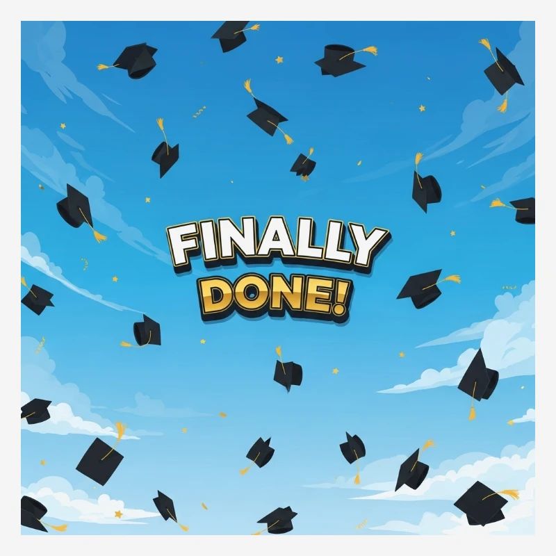 Finally done, final celebration