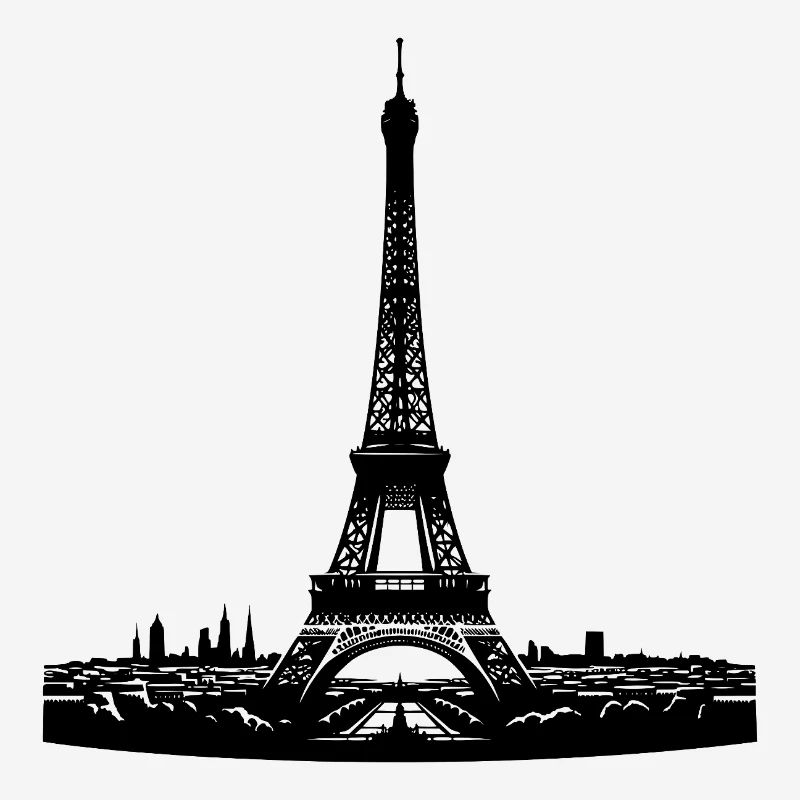 French eye-catcher Eiffel Tower typical Paris
