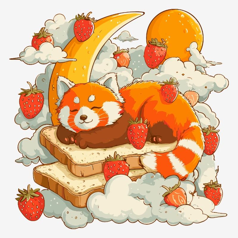 Moon Breakfast Fox
