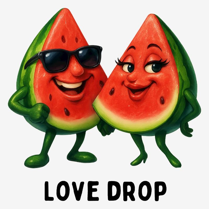 Duo pastèques Love Drop