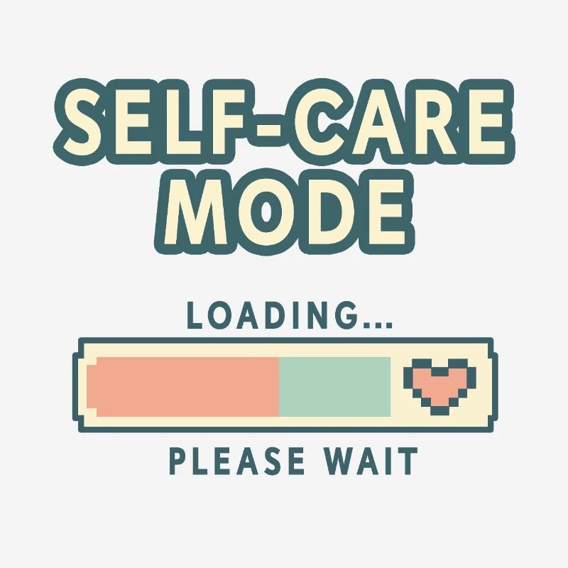 Self-Care Mode Loading - Retro Pixel Edition