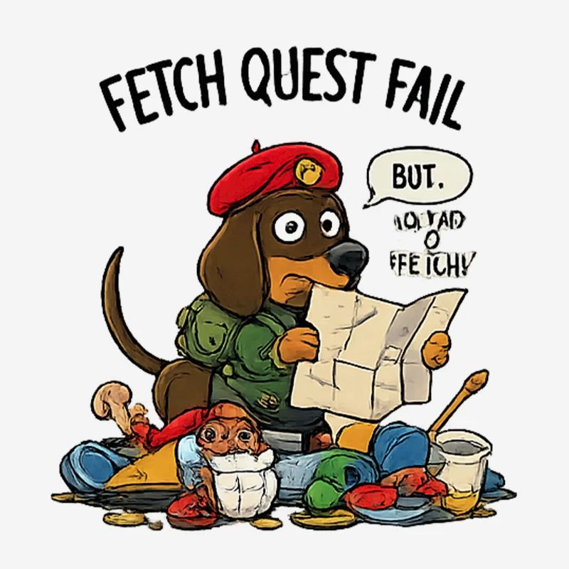 Fetch Quest Fail Pup