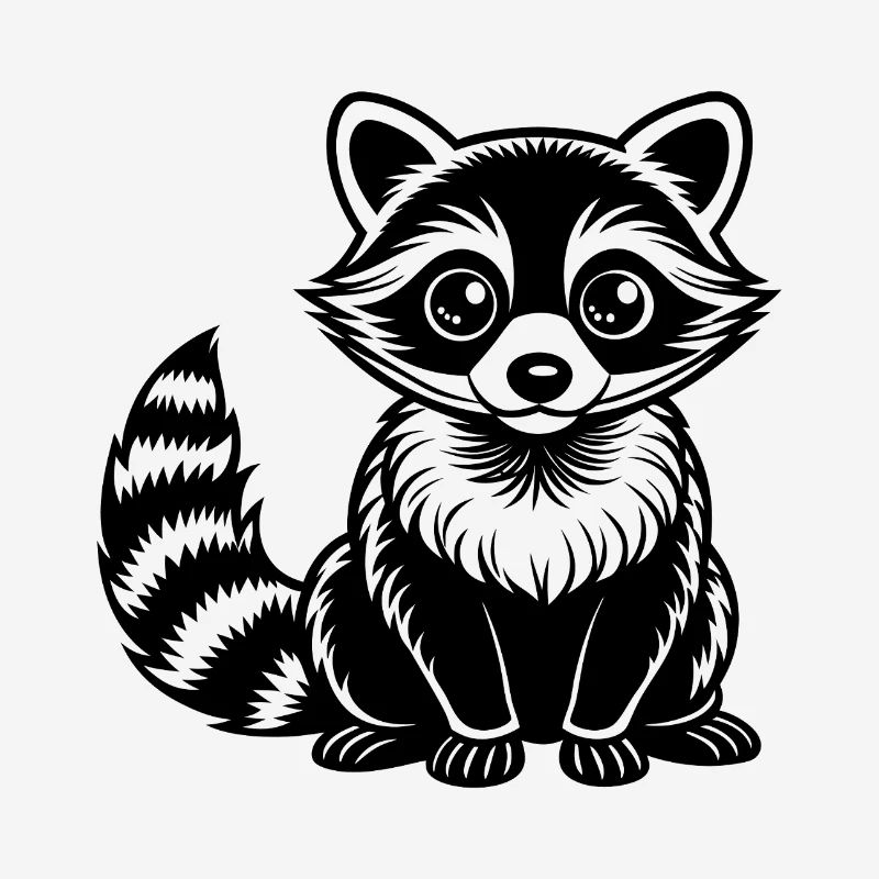 Bébé raton laveur