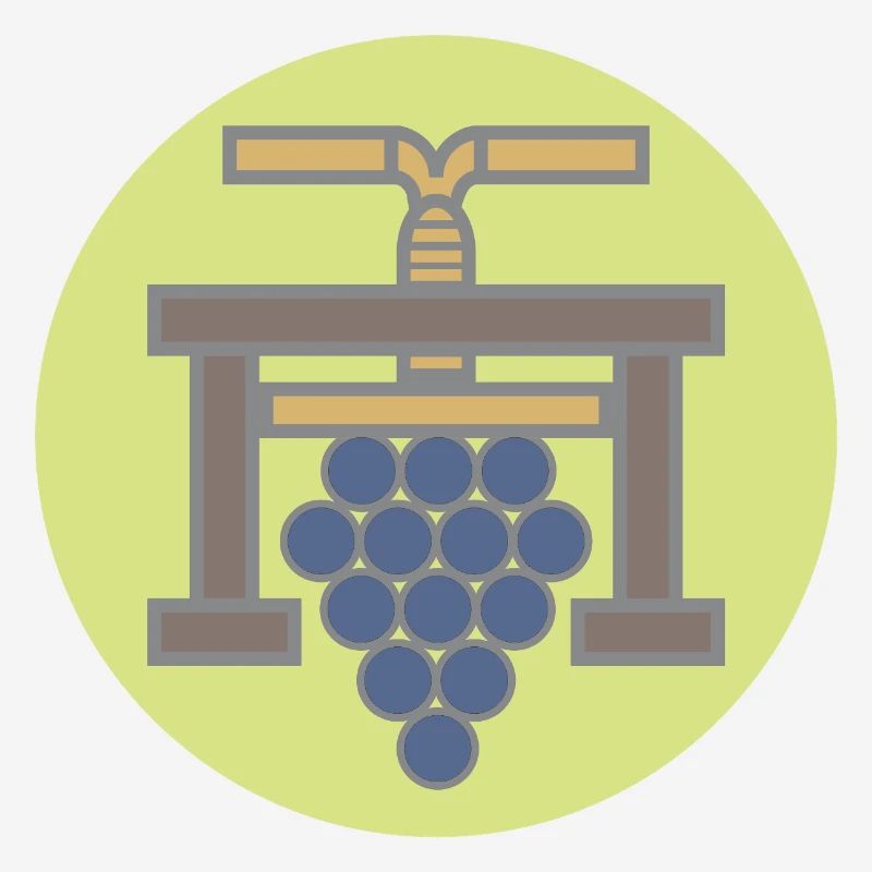 20506_Winzer, Vigneron Grapepresse Millésime