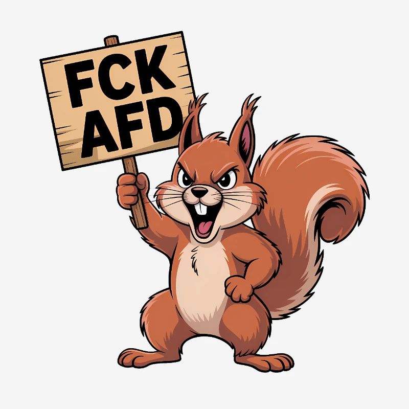 FCK AFD - Antifa Eichhörnchen Tee