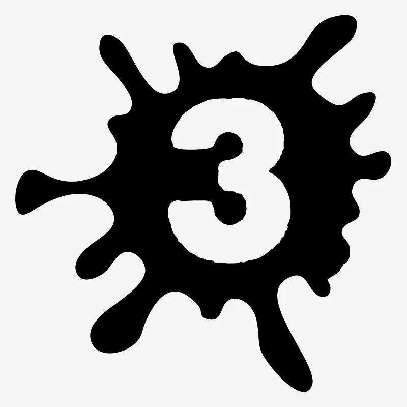3 Klecks