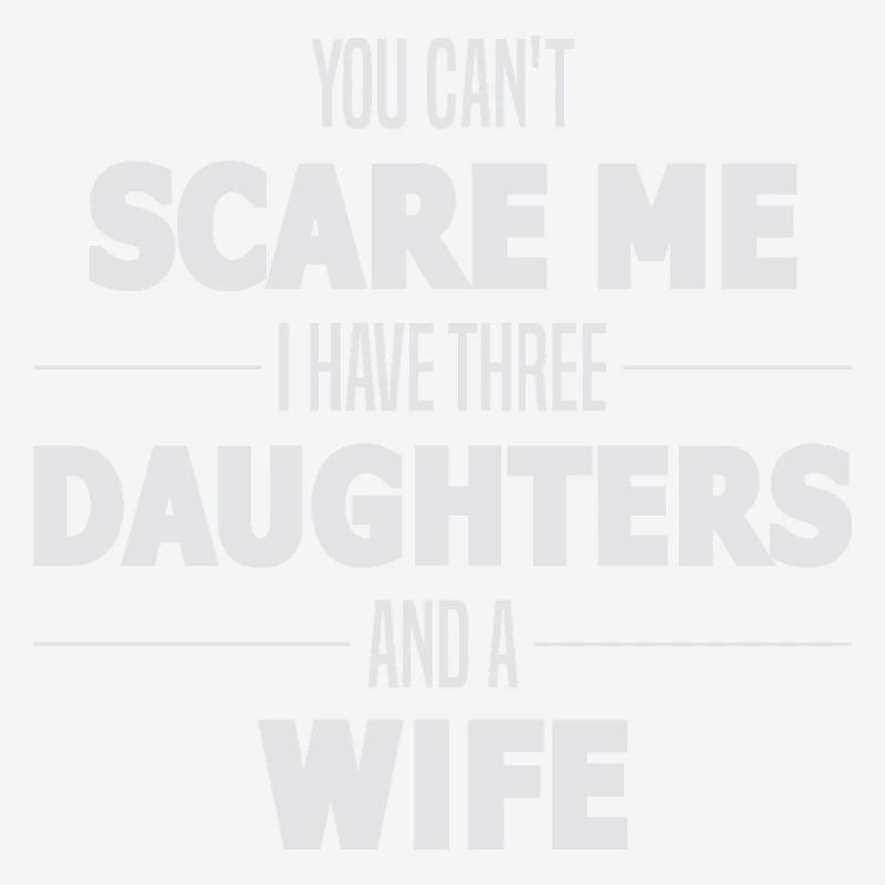 Not afraid: three daughters and wife