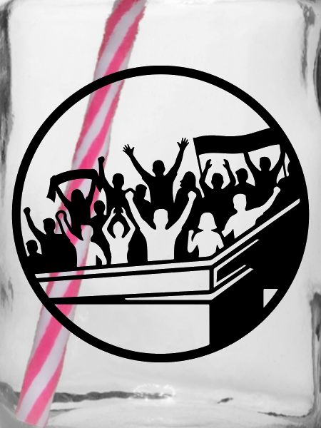 Fans Stadion Silhouette